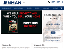 Tablet Screenshot of jenman.com.au